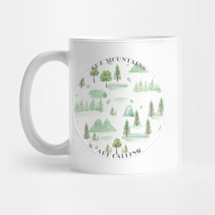 The Mountains are calling Mug